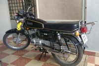 Black Yamaha RX 100