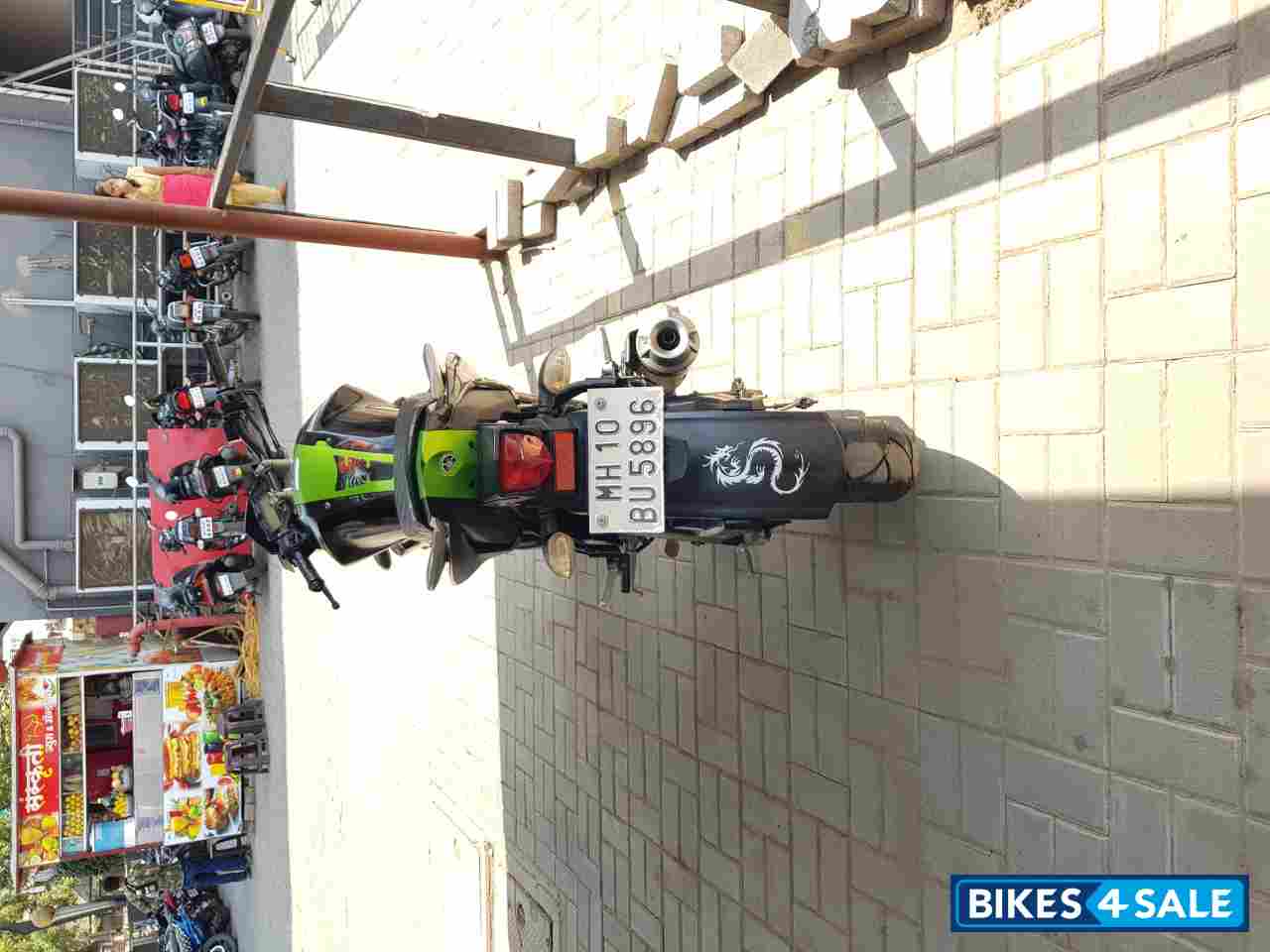 Green Black Yamaha FZ-S FI V2 Green Black Yamaha FZ-S FI V2