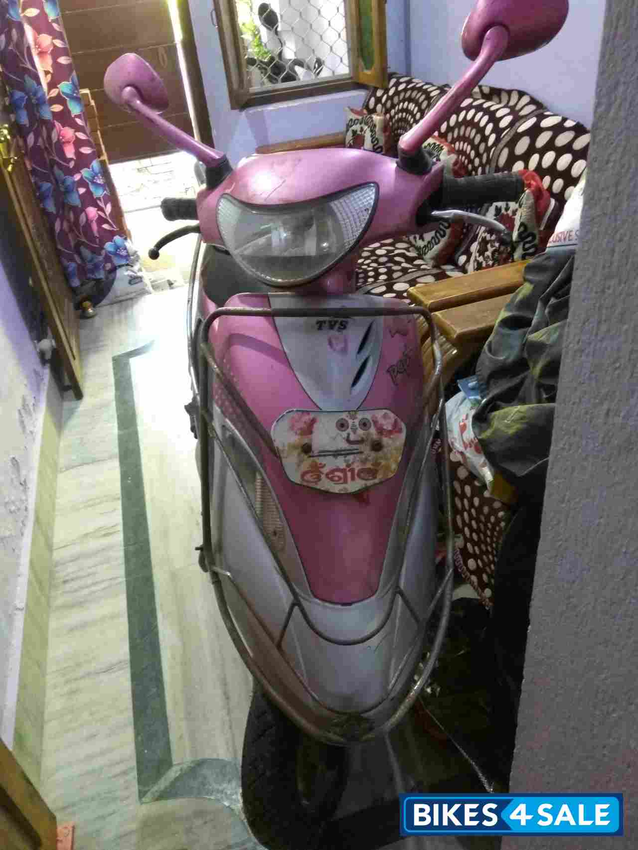 Pink TVS Scooty Pep Plus