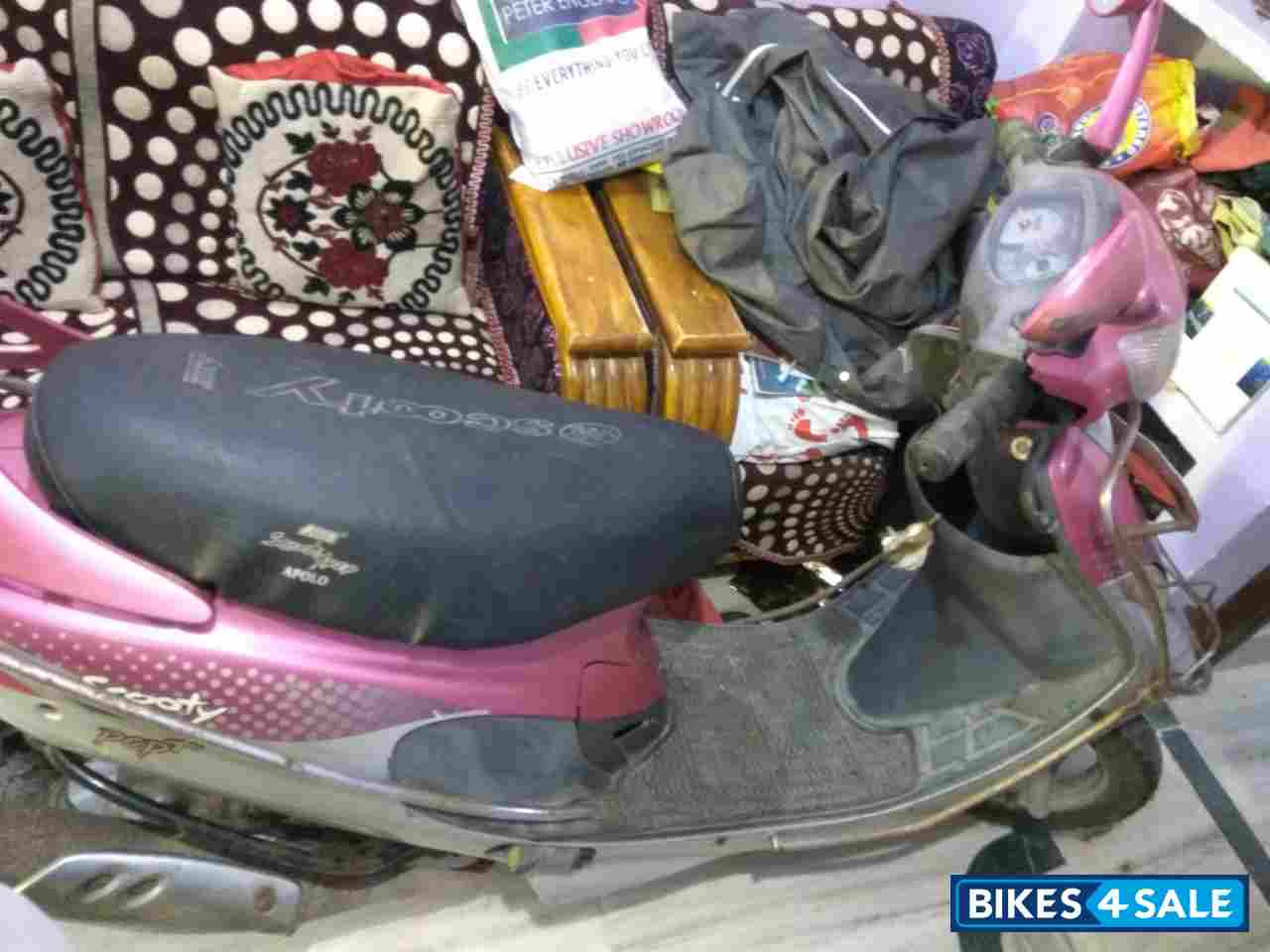 Pink TVS Scooty Pep Plus