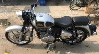 Silver Royal Enfield Classic 350