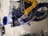 Blue Yamaha YZF R15 V2
