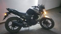 Black And Metallic Gold/yellow Yamaha FZ-S