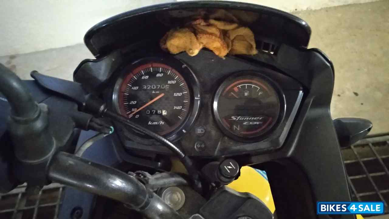 Yellow Honda CBF Stunner