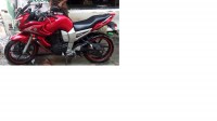 Red Yamaha Fazer