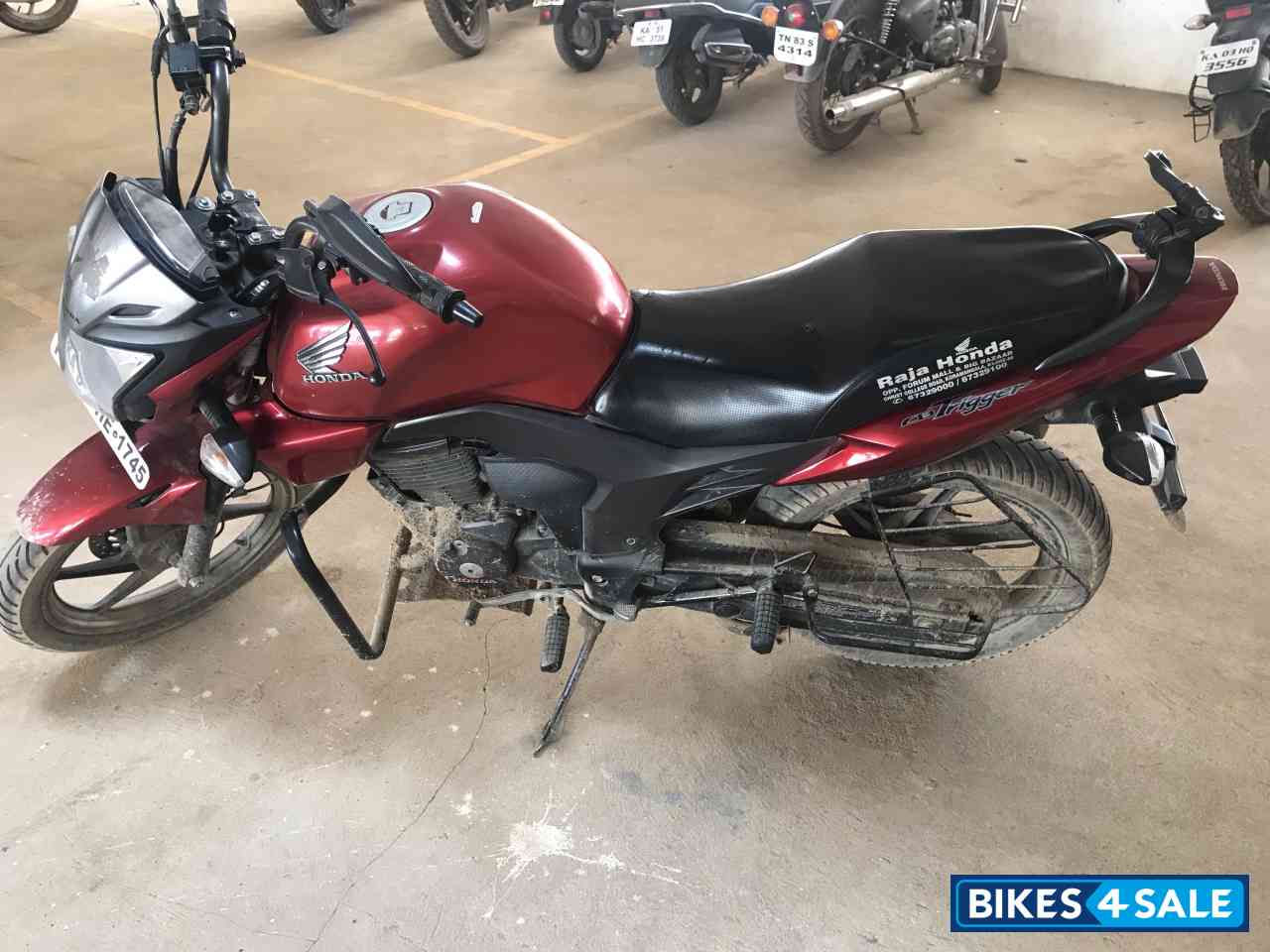 Red Honda CB Trigger