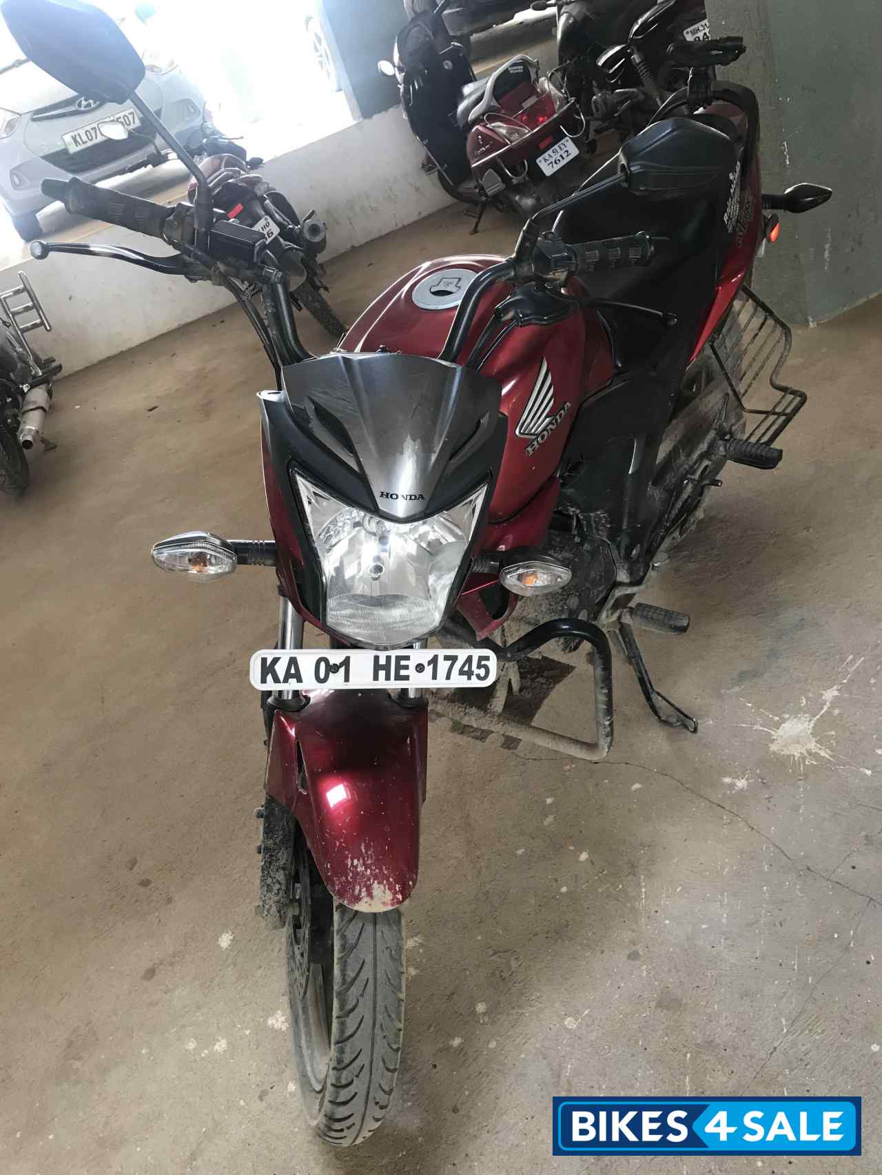 Red Honda CB Trigger