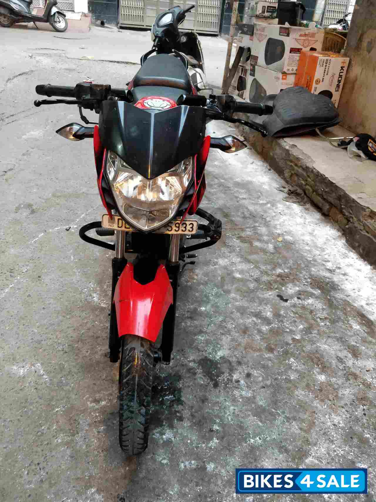 Red Black Bajaj Pulsar 135LS