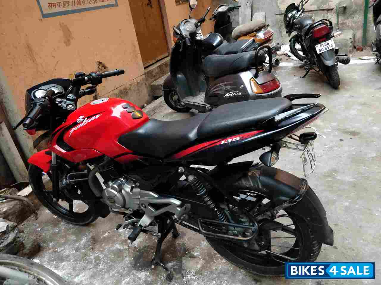 Red Black Bajaj Pulsar 135LS