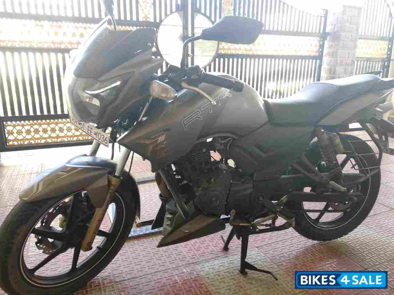 Grey TVS Apache RTR 180