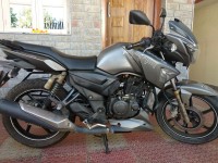 Grey TVS Apache RTR 180