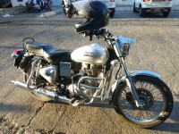 Silver Royal Enfield Bullet Electra Twinspark