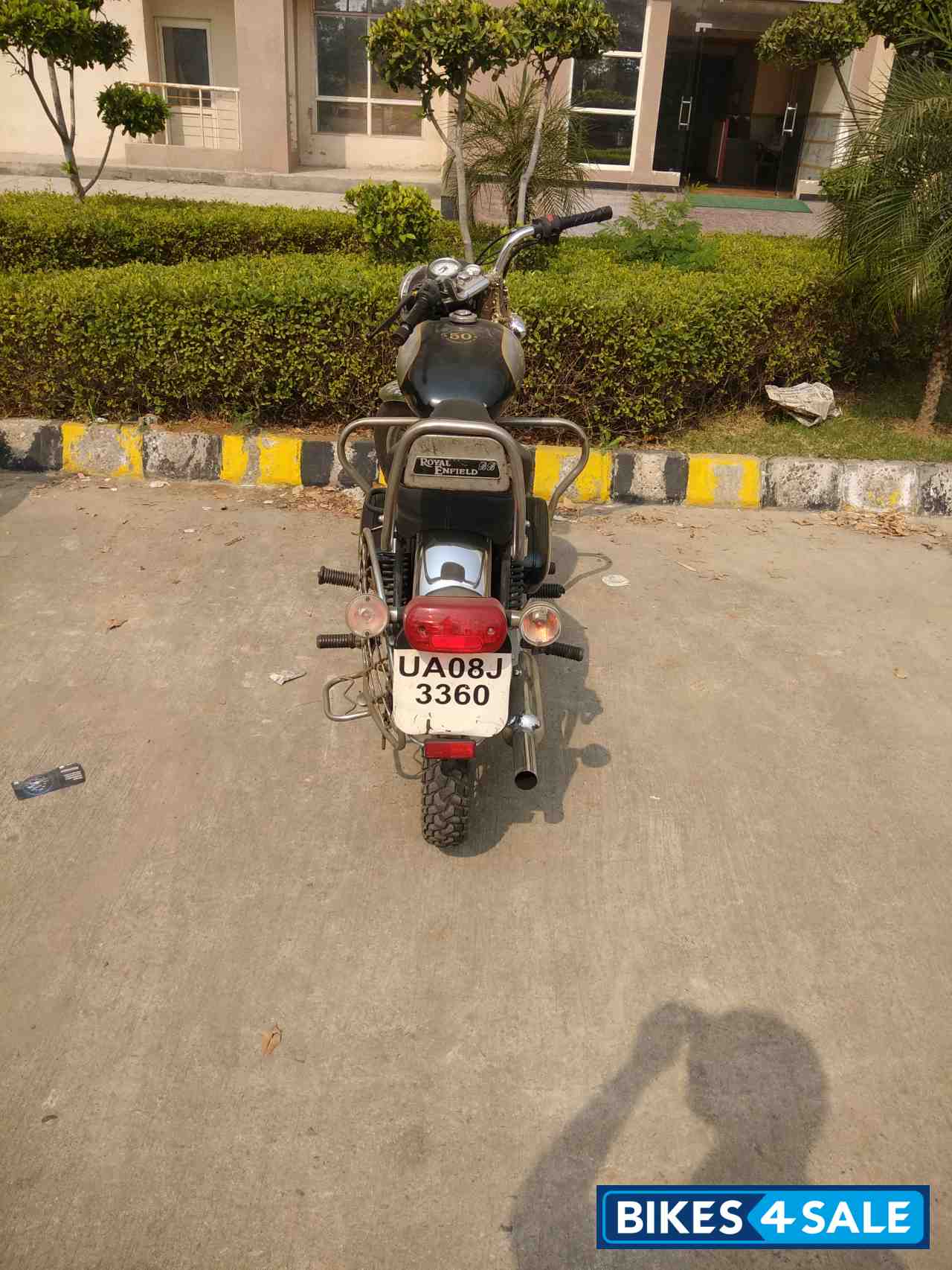 Black N Silver Royal Enfield Bullet Electra 5S