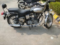 Black N Silver Royal Enfield Bullet Electra 5S