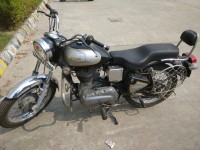 Black N Silver Royal Enfield Bullet Electra 5S