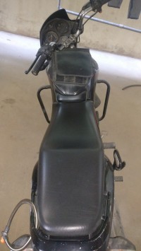 Black Honda CB Shine