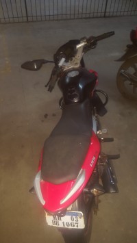 Red Bajaj Pulsar 135LS
