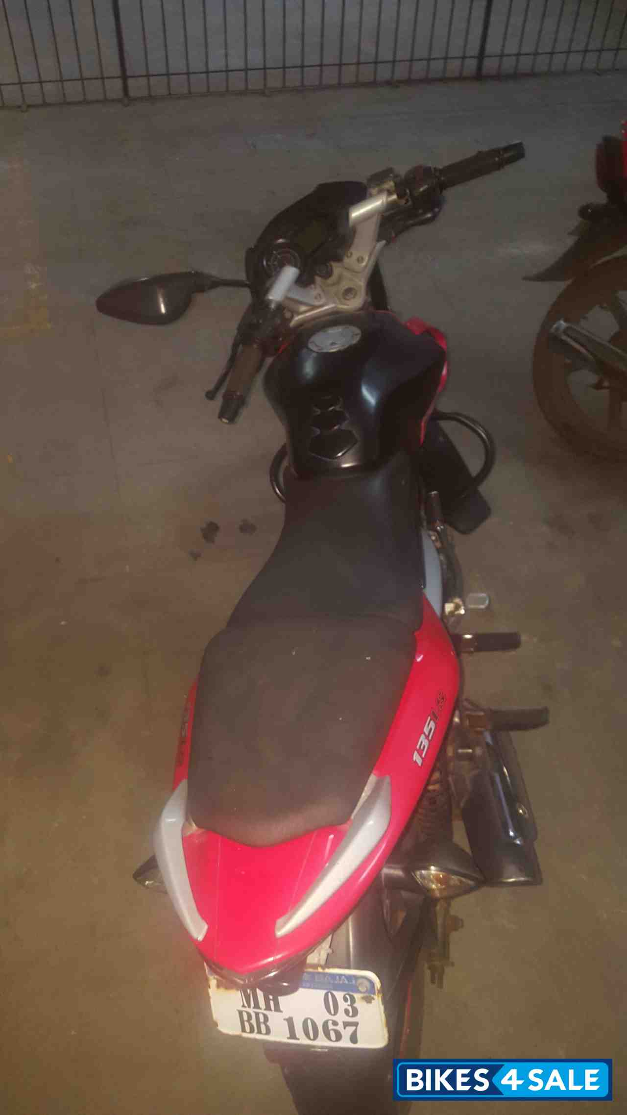 Red Bajaj Pulsar 135LS