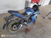 Blue Suzuki Gixxer SF SP