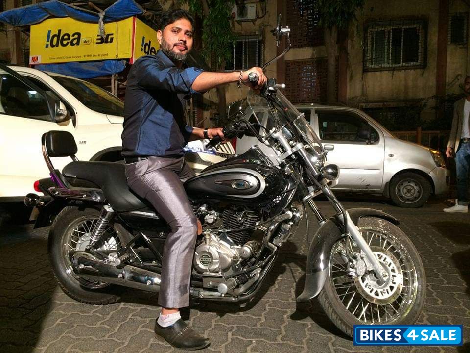 Black, Steel Crome Bajaj Avenger Cruise 220