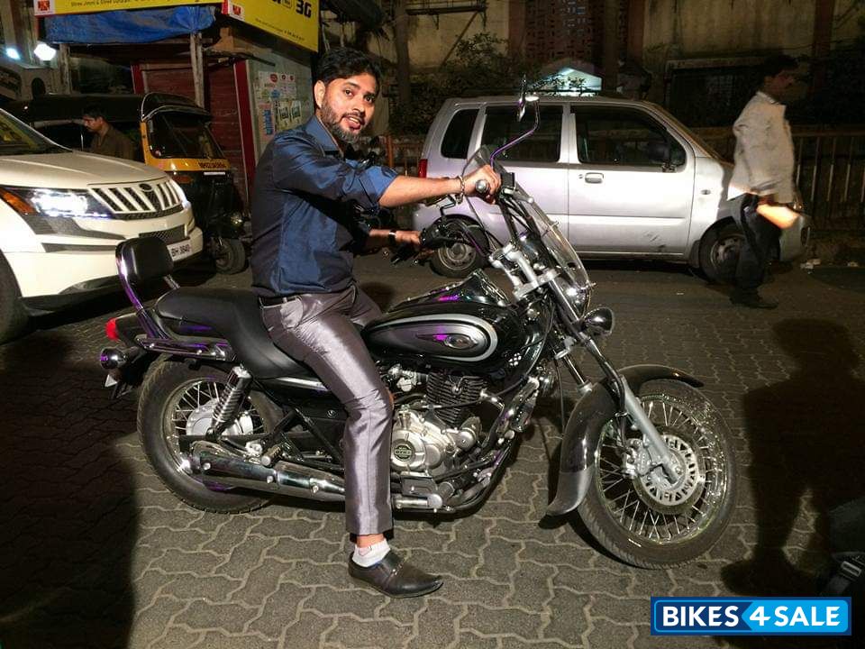 Black, Steel Crome Bajaj Avenger Cruise 220