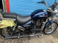 Blue Royal Enfield Thunderbird 500