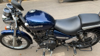 Blue Royal Enfield Thunderbird 500