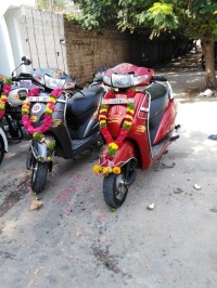 Red Honda Activa 3G