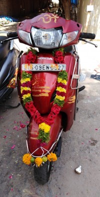 Red Honda Activa 3G