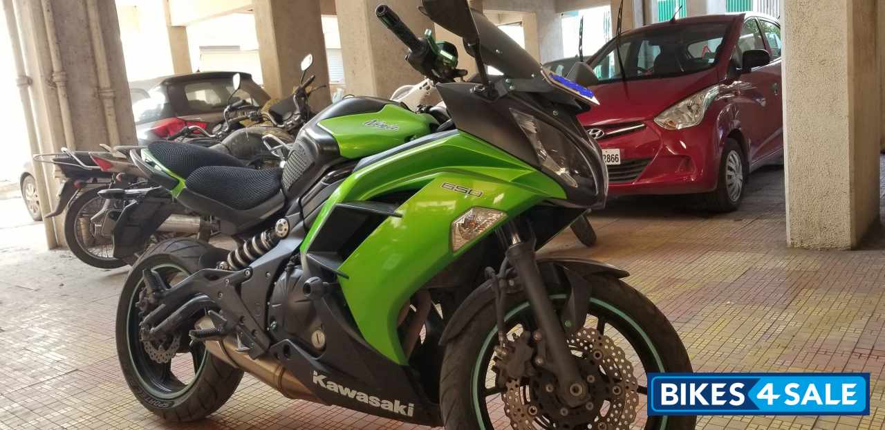 Lime Green Kawasaki ER-6f