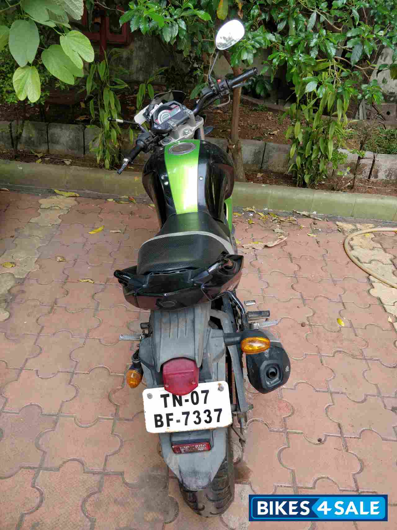 Green Black Yamaha FZ-S Green Black Yamaha FZ-S