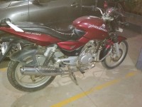 Red Bajaj Pulsar 150 DTSi