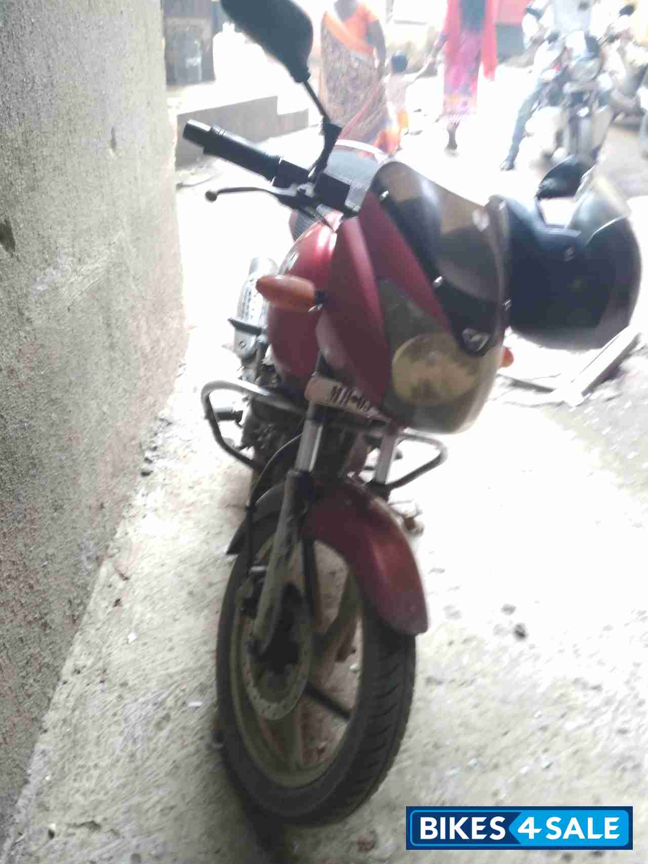 Red Bajaj Pulsar 135LS