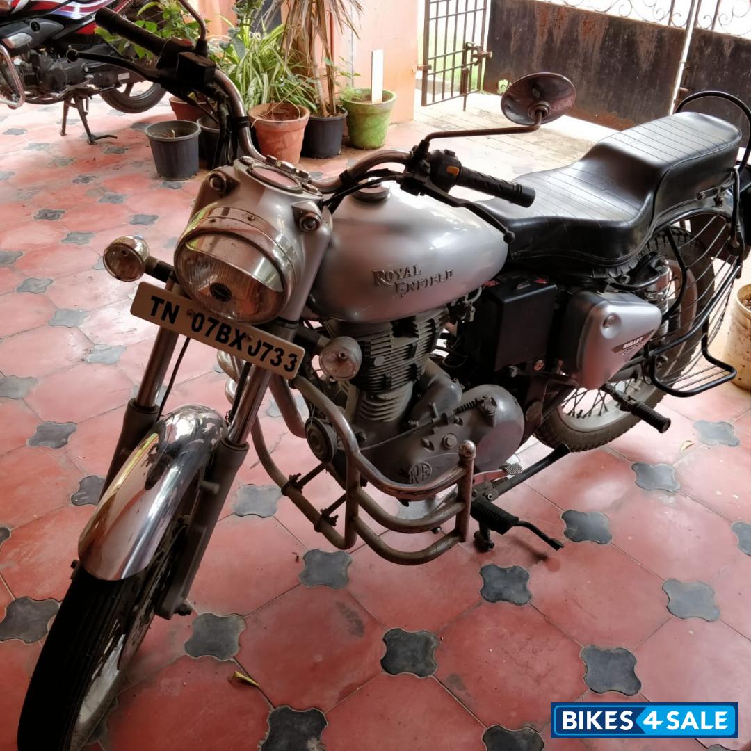 Silver Grey Royal Enfield Bullet Electra Twinspark