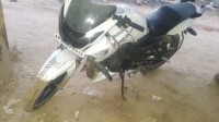 White TVS Apache RTR 180 ABS
