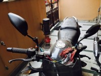 Black Bajaj Pulsar 135LS