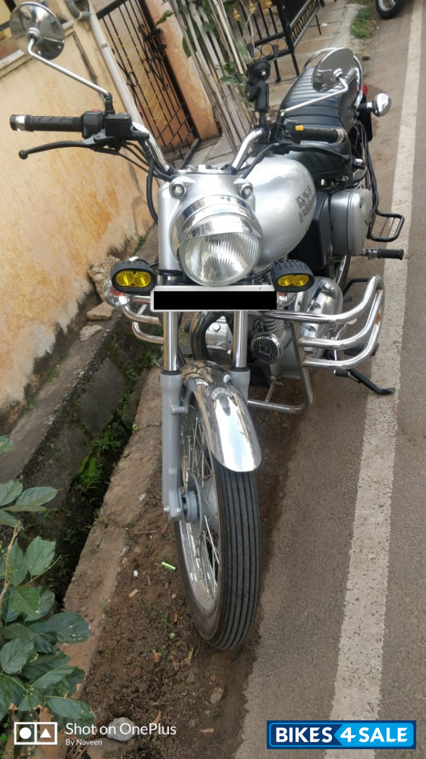 Silver Royal Enfield Bullet Silver Royal Enfield Bullet