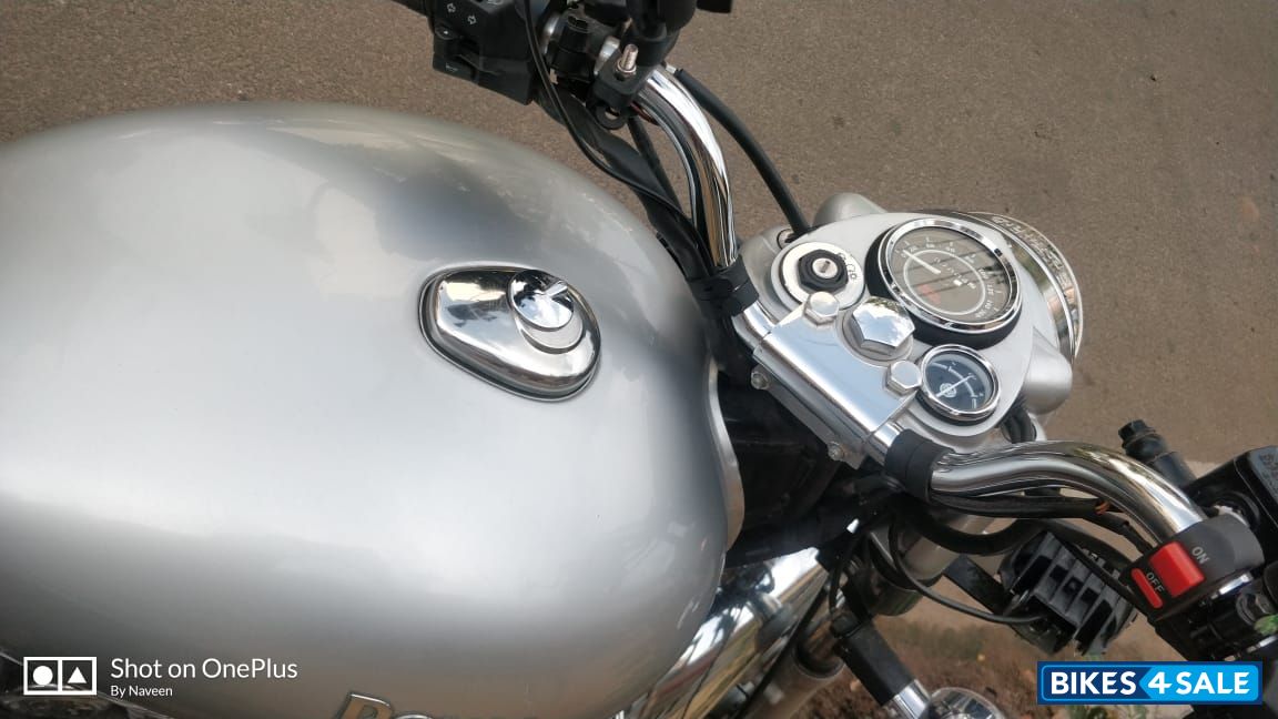 Silver Royal Enfield Bullet Silver Royal Enfield Bullet