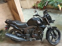 Black Honda CB Trigger