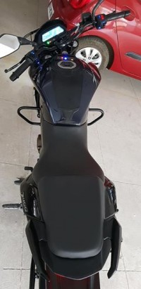 Blue Bajaj Dominar 400 Disc
