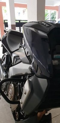 Blue Bajaj Dominar 400 Disc