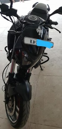 Blue Bajaj Dominar 400 Disc