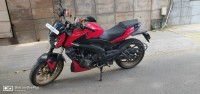 Canyon Red Bajaj Dominar 400 Disc
