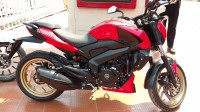 Canyon Red Bajaj Dominar 400 Disc
