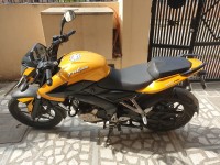 Yellow Bajaj Pulsar 200 NS
