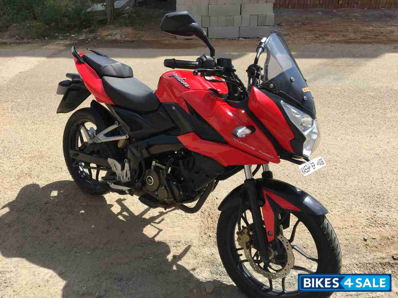 Red Bajaj Pulsar AS 150