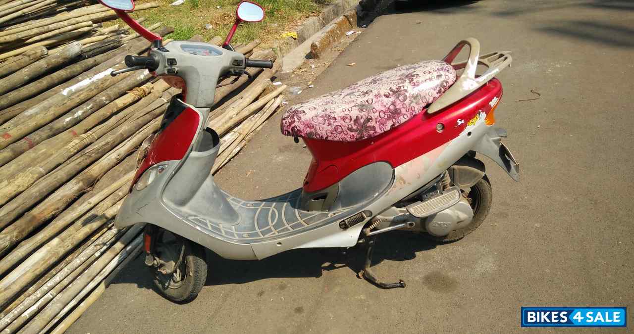 Red TVS Scooty Pep