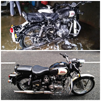 Black Royal Enfield Classic 500