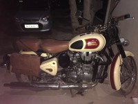 Tan Royal Enfield Classic 500