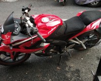 Red Bajaj Pulsar RS 200 ABS
